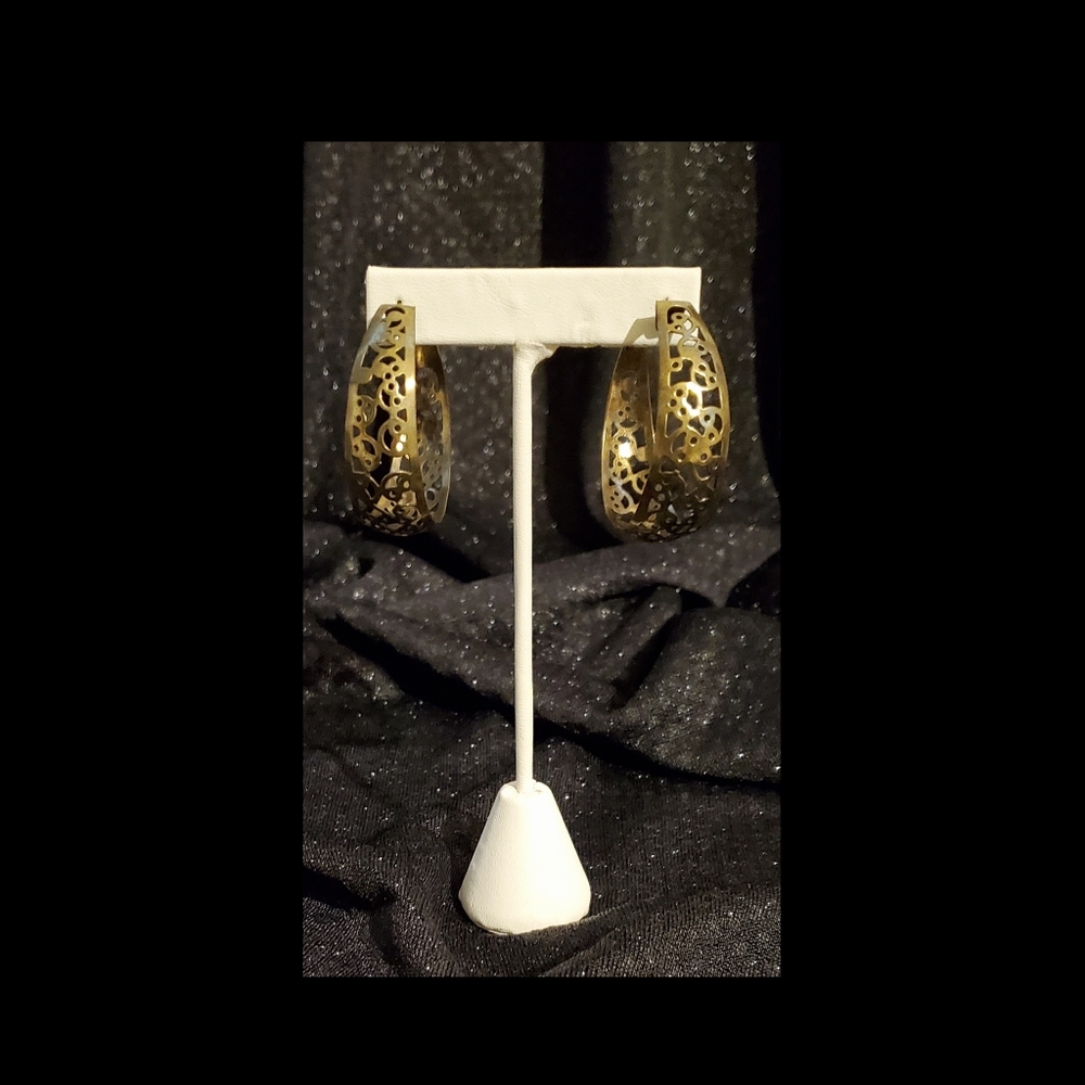 💫Antique Gold Hoop Earrings